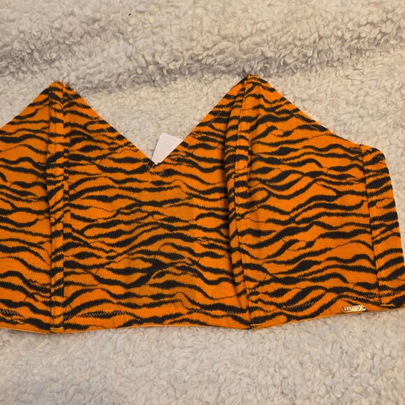 BNWT Savage X Fenty Curvy Lace Bandeau Bralette. Orange Ginger 3X - Picture 3 of 3